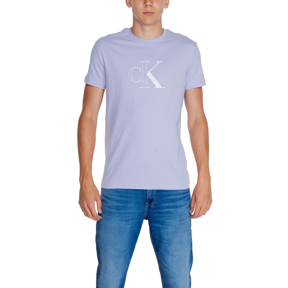 Purple Cotton Rigenerato T-Shirt