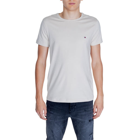 Beige Cotton T-Shirt