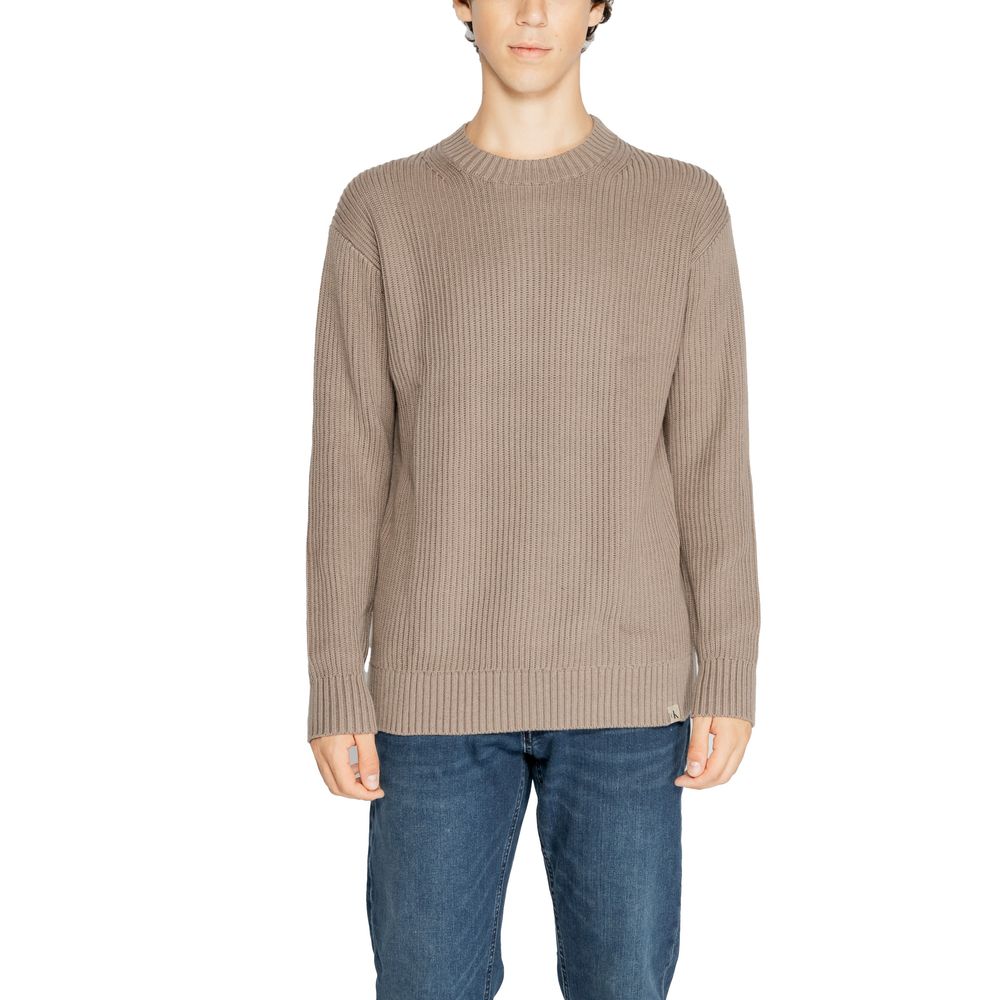 Brown Cotton Cotton Sweater