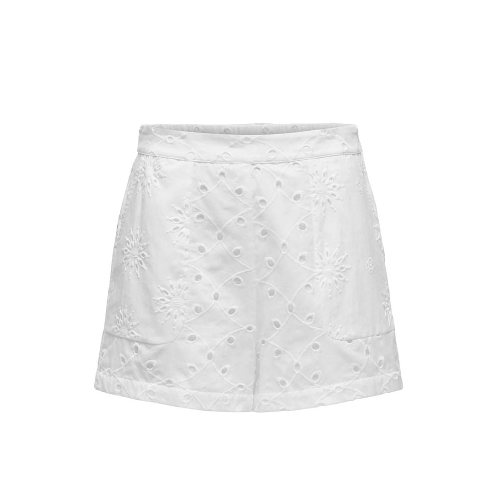 White Cotton Short