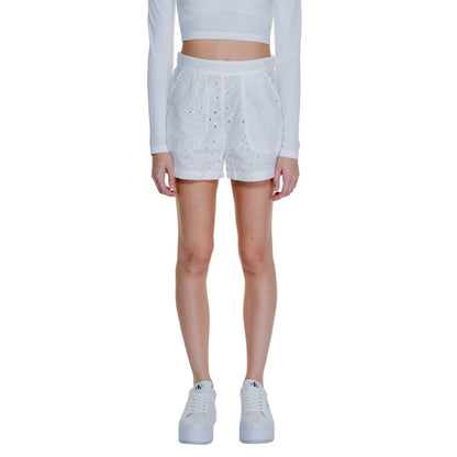 White Cotton Short