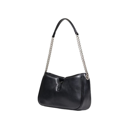 Black Polyester Handbag