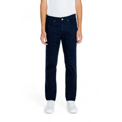 Blue Cotton Jeans & Pant