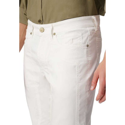 White Cotton Jeans & Pant