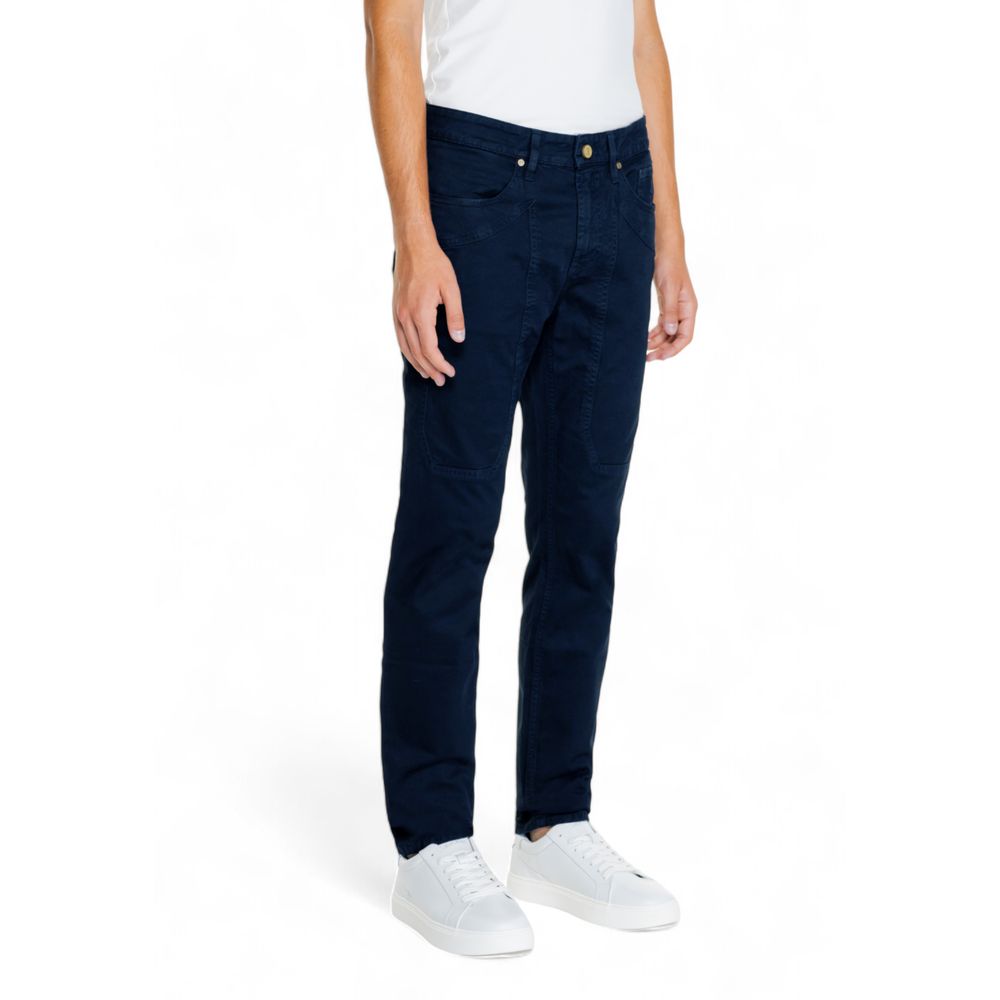 Blue Cotton Jeans & Pant