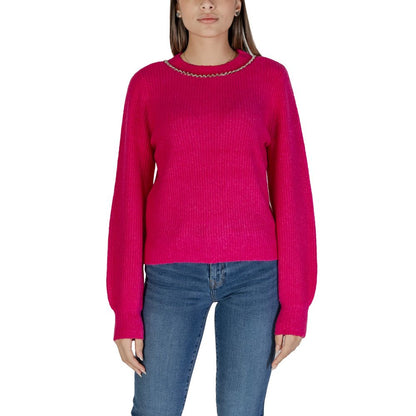 Pink Recycled Polyester Sweater