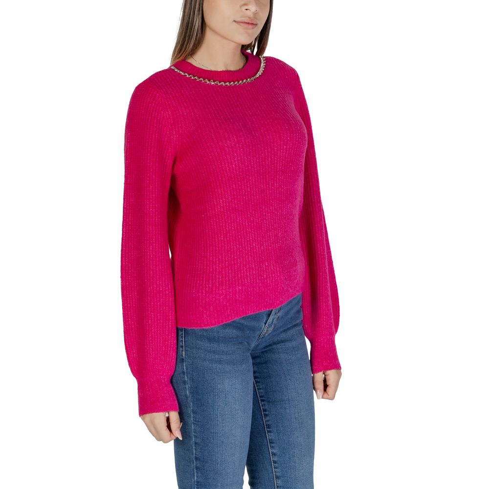 Pink Recycled Polyester Sweater