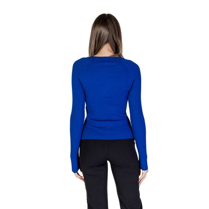 Blue Viscose Tops & T-Shirt