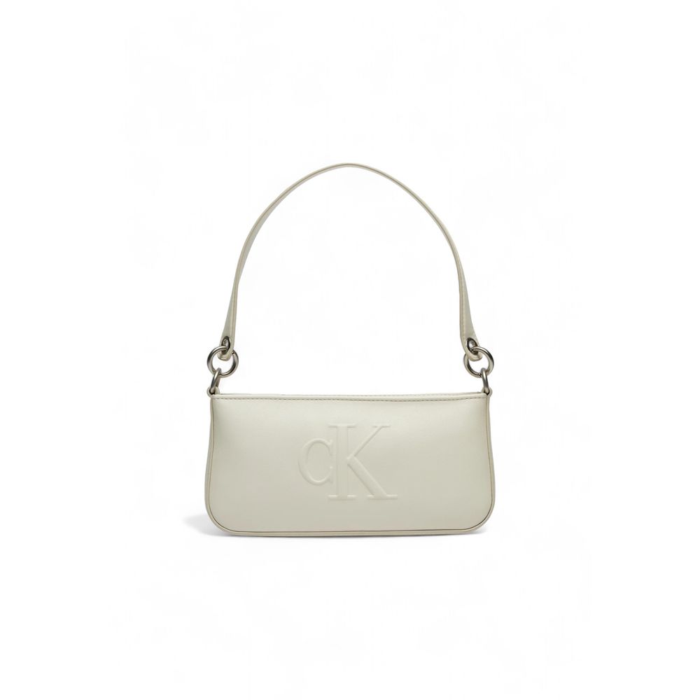 Beige Polyethylene Handbag