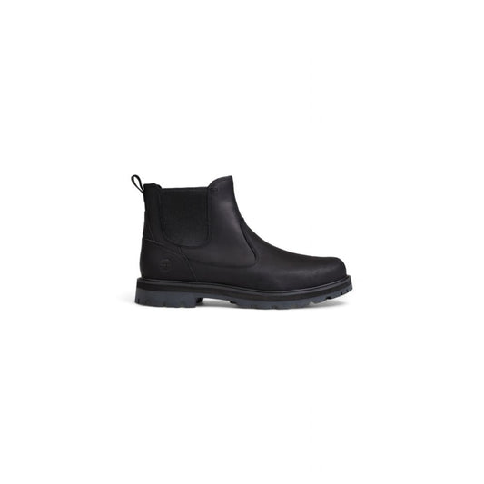 Black Nubuck Leather Boot