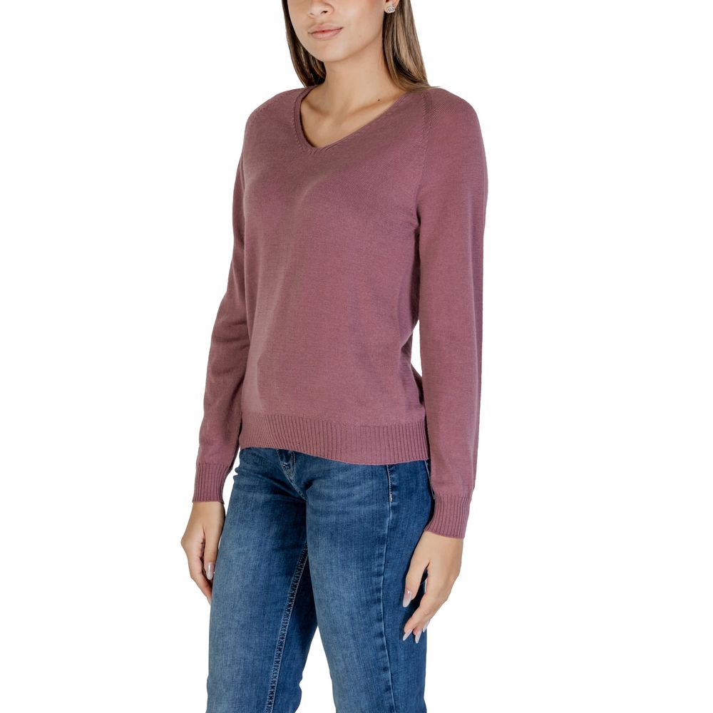 Pink Merino Tops & T-Shirt