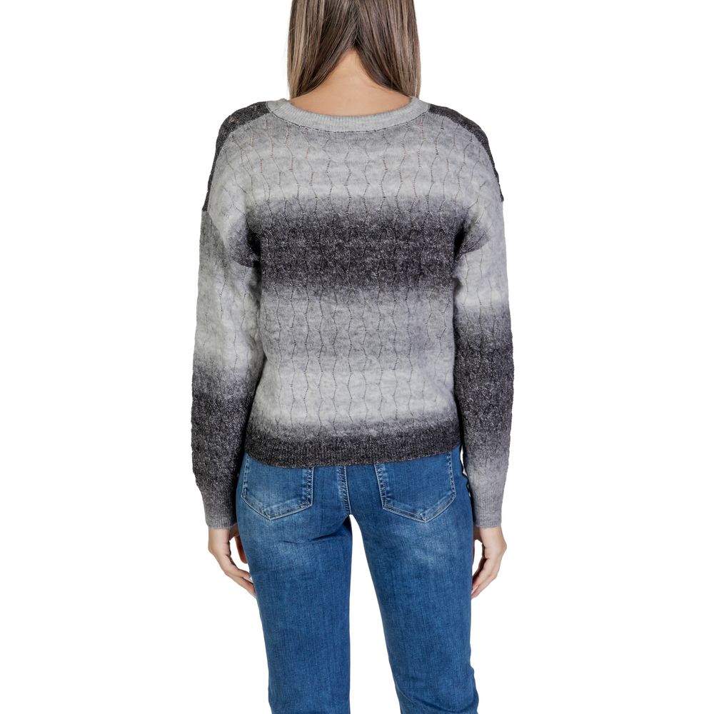 Gray Acrylic Sweater