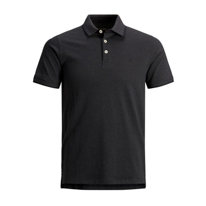 Gray Cotton Polo Shirt