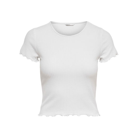 White Polyester Tops & T-Shirt