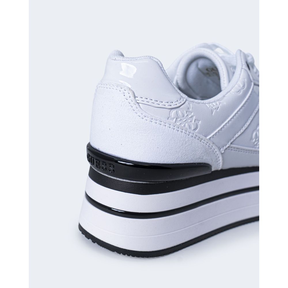 White Polyester Sneaker