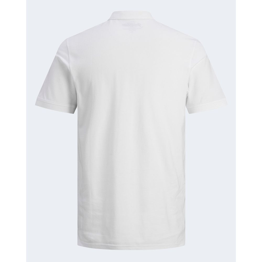 White Cotton Polo Shirt