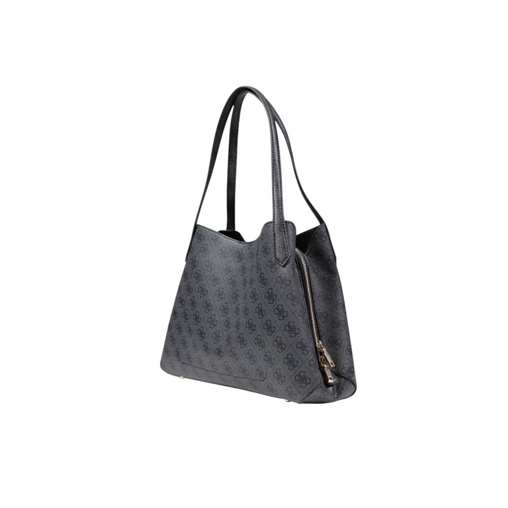 Gray Polyethylene Handbag