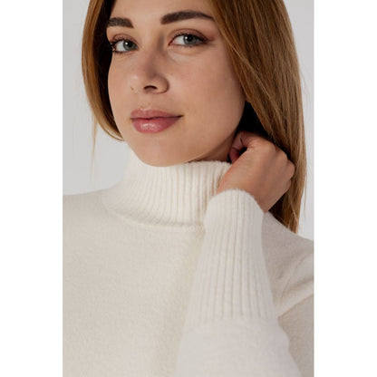 White Polyamide Sweater