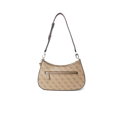 Beige Polyethylene Handbag