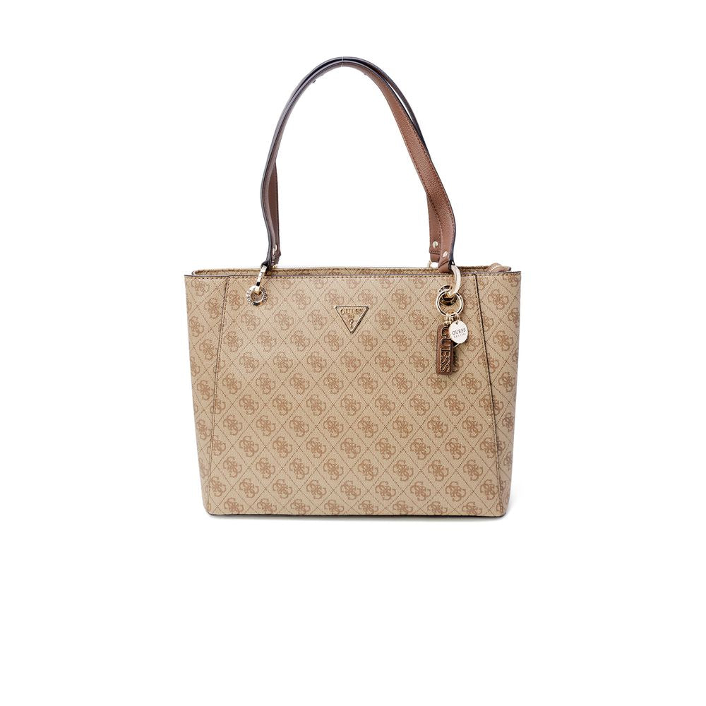 Beige Polyethylene Handbag