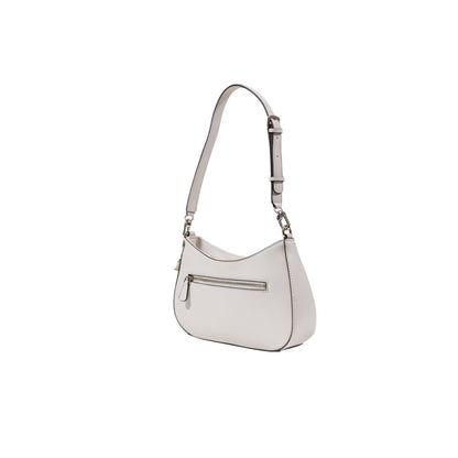 Cream Polyester Handbag