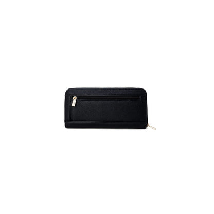 Black Synthetic Leather Wallet