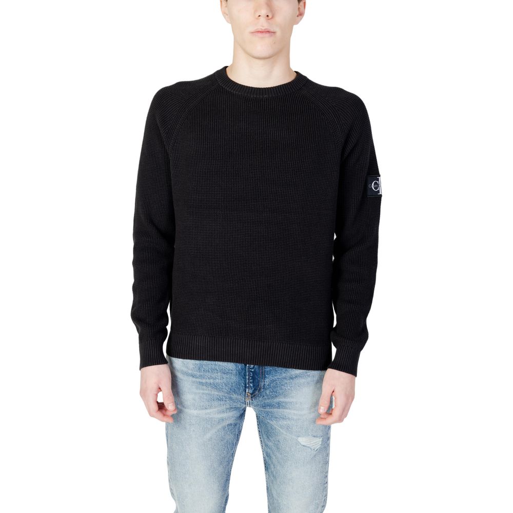 Black Cotton Sweater