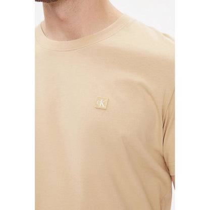 Beige Organic Cotton T-Shirt