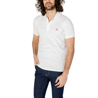 White Cotton Polo Shirt