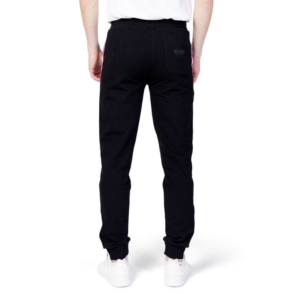 Black Cotton Jeans & Pant