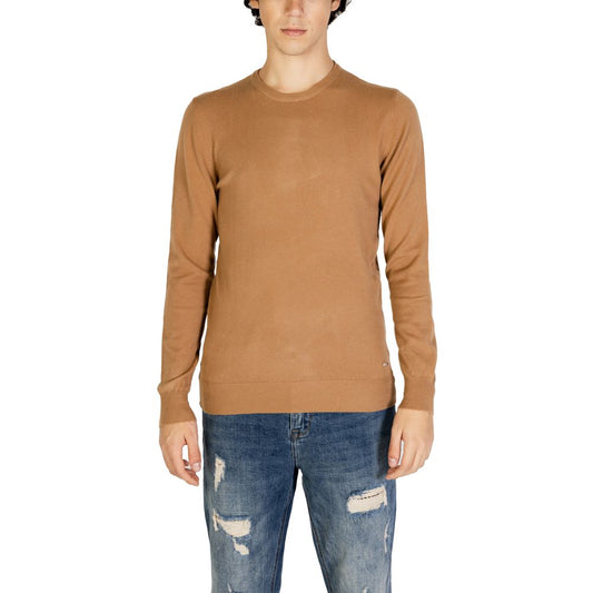 Brown Polyester Sweater