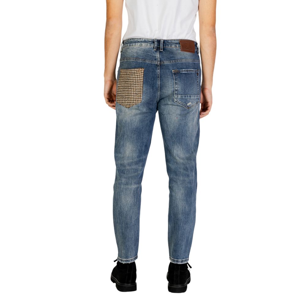 Blue Cotton Jeans & Pant