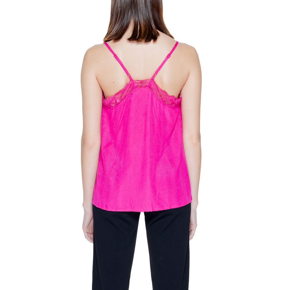 Pink Viscose Tops & T-Shirt