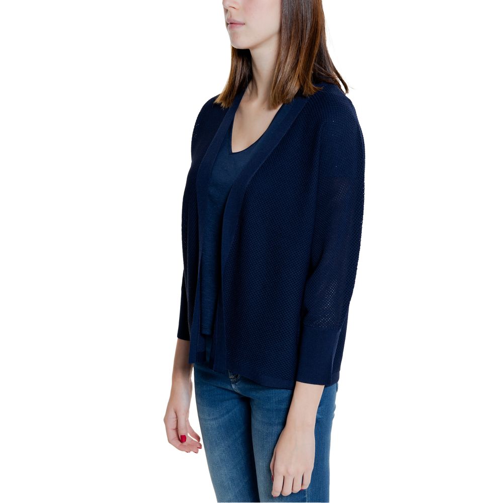 Blue Viscose Cardigan