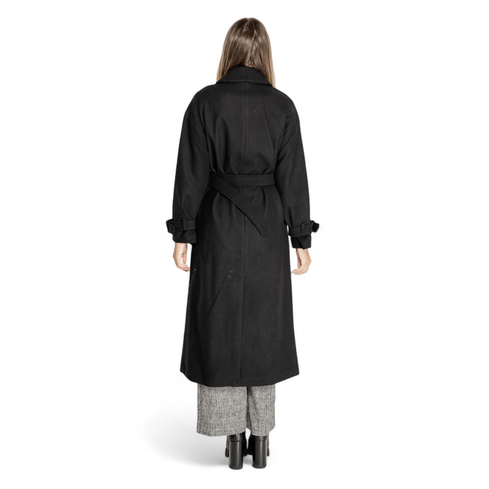 Black Recycled Polyester Jackets & Coat