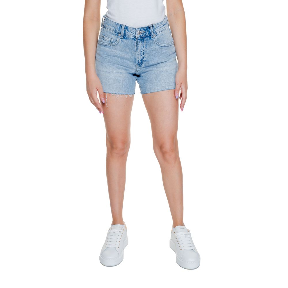 Light Blue Cotton Short