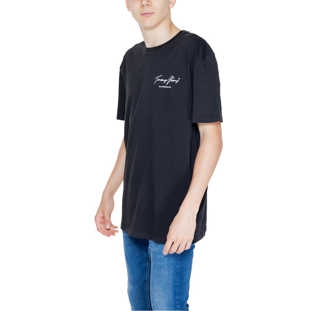 Black Cotton T-Shirt