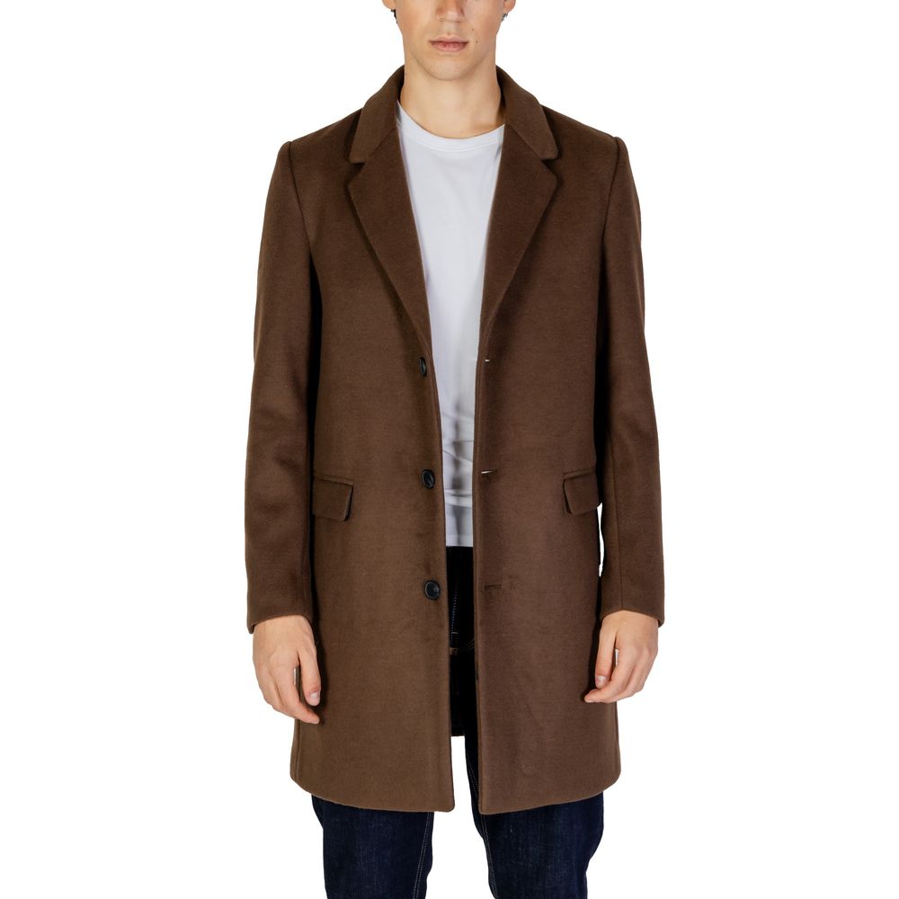 Brown Polyester Jacket