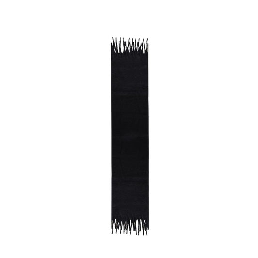 Black Polyester Scarf