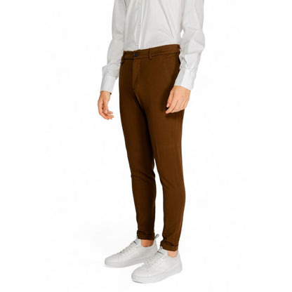 Brown Viscose Jeans & Pant