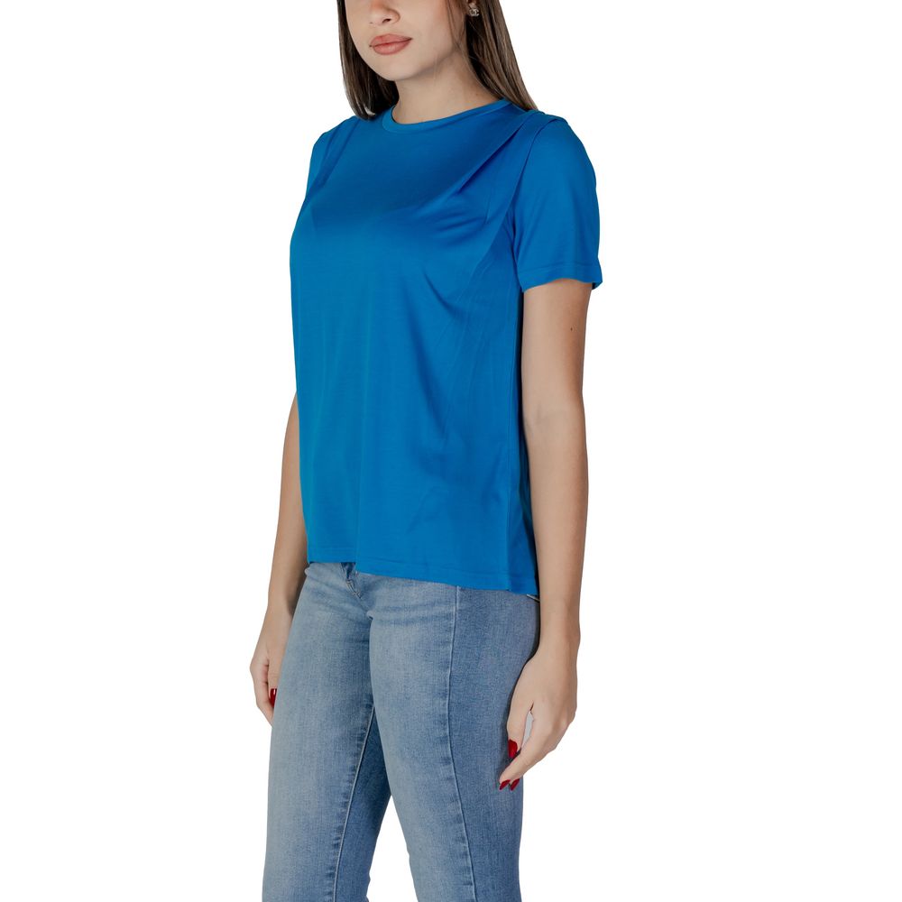 Blue Modal Tops & T-Shirt