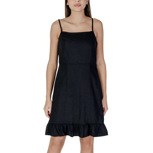 Black Linen Dress