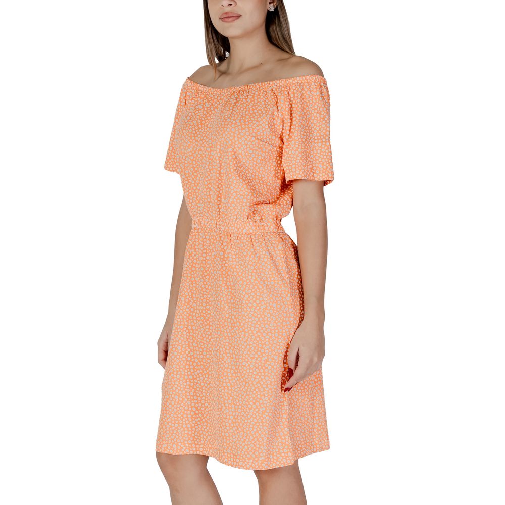 Orange Cotton Dress