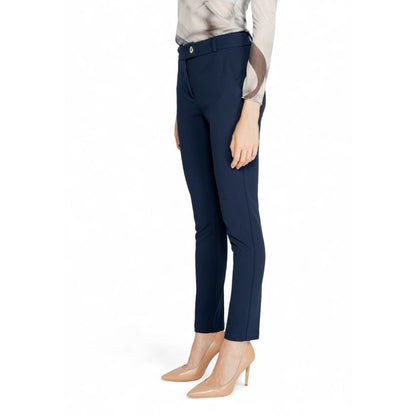 Blue Polyester Jeans & Pant