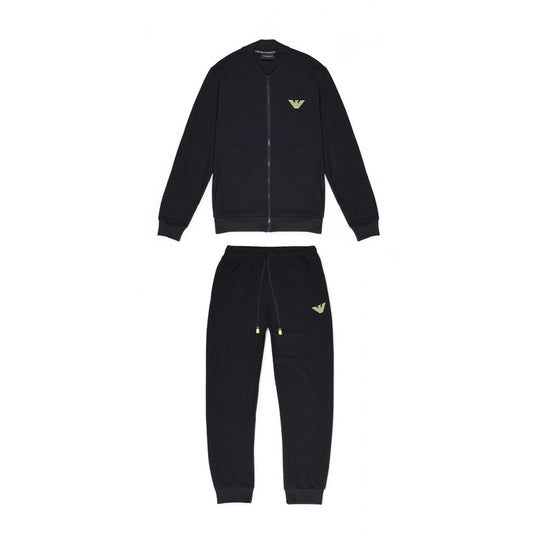 Black Cotton Sweatsuit