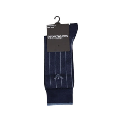 Blue Cotton Sock