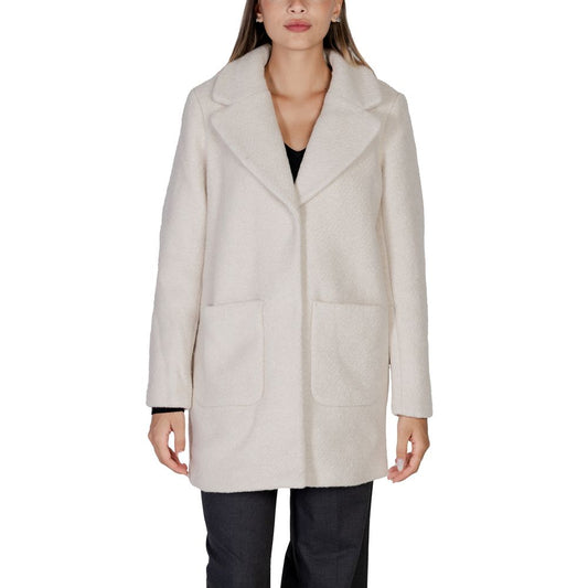 Beige Wool Jackets & Coat