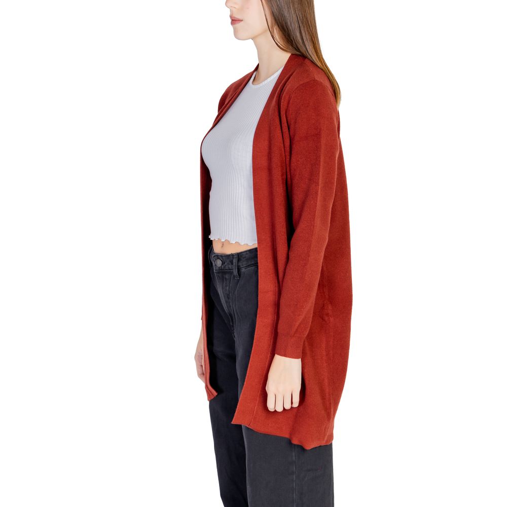 Red Viscose Cardigan