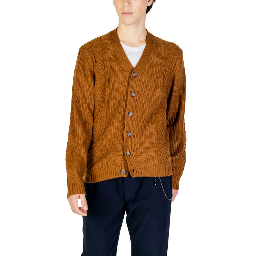 Beige Polyester Cardigan