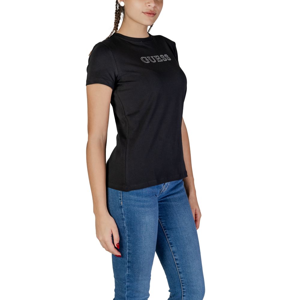 Black Cotton Tops & T-Shirt